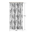 thumbnail image 5 of White Chicken Sketch Pattern Shower Curtain 36"x72" ,Bathroom Decorative Shower Curtains Set with 12 Hooks,Modern Waterproof Washable Shower Curtain, 5 of 6