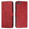 thumbnail image 2 of Compatible for iPhone 7 / 8 / SE 2022 & 2020 Wallet Case,[Magnetic Closure][Kickstand][Wrist Strap][Card Holder Slots] RFID BlockingTPU Interior Protective PU Leather Folio Shockproof Cover,Red, 2 of 11