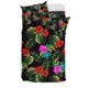 thumbnail image 1 of Juego de cama rosa rojo hibisco, 1 of 5