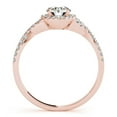 thumbnail image 2 of Aonejewelry 0.50 Carat Halo Diamond Engagement Ring 14K Solid Rose Gold, 2 of 2