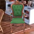 thumbnail image 4 of Silla para casa de muñecas perfecl Modelo de decoración DIY Muebles en miniatura 1/ Verde claro, 4 of 8