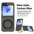 thumbnail image 2 of ELEHOLD Case for Samsung Galaxy Z Flip 7, Shockproof Magnetic Phone Case with 360° Ring Kickstand,Gray, 2 of 7