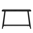 thumbnail image 4 of Weston Home Westyn X Base Wood Console Table, Black, 4 of 4