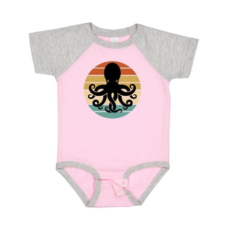 

Inktastic Octopus Retro Vintage Sunset Gift Baby Boy or Baby Girl Bodysuit