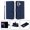 Darkblue, variant on for iPhone 17 Wallet Case RFID Blocking,Premium Solid Color PU Leather Magnetic Buckle Folio Kickstand Flip with Card Slots & Kickstand Full Body Phone Case,Blue