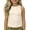 Beige, variant on Girls Tank Tops Kids Athletic Racerback Crewneck Sleeveless Undershirts Tops Dance Workout Yoga Shirts For Teen