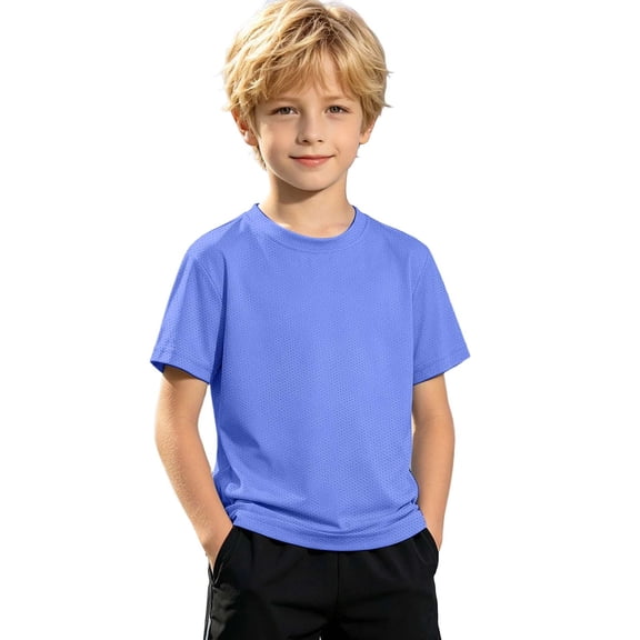 Bobifish Toddler Boys Girls Tees Short Sleeve Crew Neck Raglan Lightweight Print Kids Summer Sports Athletic T Shirts