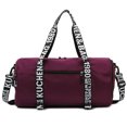 thumbnail image 1 of Bolsa De Ejercicios Oxford Fitness Bag Bolsas de gimnasio portátiles de gran capacidad para hombres y mujeres (Borgoña) Ehuebsd Para Estrenar, 1 of 8