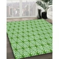 thumbnail image 3 of Ahgly Tapis Rectangulaire Lavable en Machine Vert Transitionnel, 5 Pieds x 7 Pieds, 3 of 7