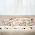 thumbnail image 3 of Ambesonne Ice Cream Throw Pillow Cover 4 Pack, Pop Art Logo, 24", Pink Cream Umber, 3 of 6