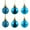 Blue, variant on LIYUNMIAO 48 Shatterproof Red Christmas Ball Ornaments 3cm Xmas Tree Decor