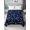 Dark Blue, White, Slate, variant on Twin Flat Sheet Only Farmhouse Wild Flower Leaves Soft Microfiber Cooling Bedding Sheets Country Floral Herb Flat Bed Sheet