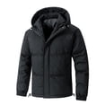 thumbnail image 1 of Veste Matelassée Chaude pour Hommes Automne Hiver Manteau Isolé Robuste Coupe-Vent pour Temps Froid pour Randonnée Camping, 1 of 8