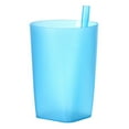 thumbnail image 2 of Training Cup With Straw 12.2oz/12.8oz Plastic Cup with Built in Straw - Sippy Cup For Kids & Smoothie Cup, 2 of 8