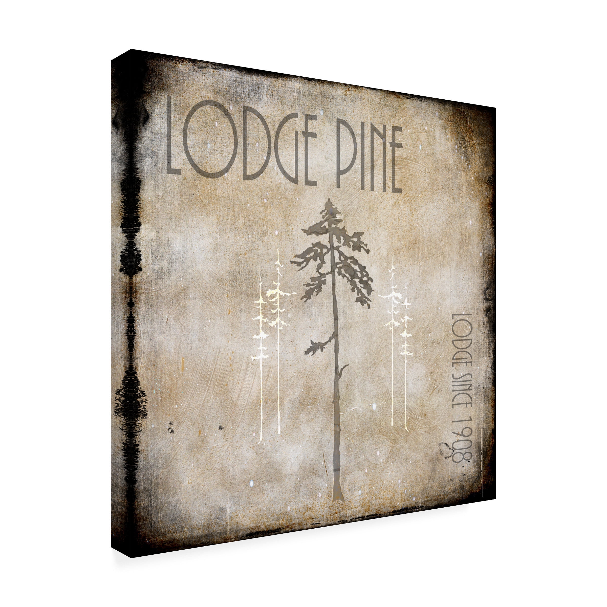LightBoxJournal 'Moose Lodge 2 - Lodge Pole 3' Canvas Art