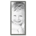 thumbnail image 2 of ArtToFrames 17" x 40" Muted Cold Silver Picture Frame, 17x40 inch Silver MDF Poster Frame (WOM-4682),  Pack, 2 of 7