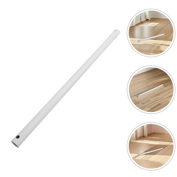 OUNONA 2pcs Ceiling Fan Downrod Long Extension Iron Extension Rod for High Ceilings Enhanced Air Circulation Replacement Downrod Parts