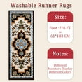 thumbnail image 6 of Hallway Runner Rug 2'x6' Washable Area Rugs Non Slip Laundry Rug Runner Floor Carpet Runners for Hallways Entryway Laundry Room Kitchen, 6 of 11