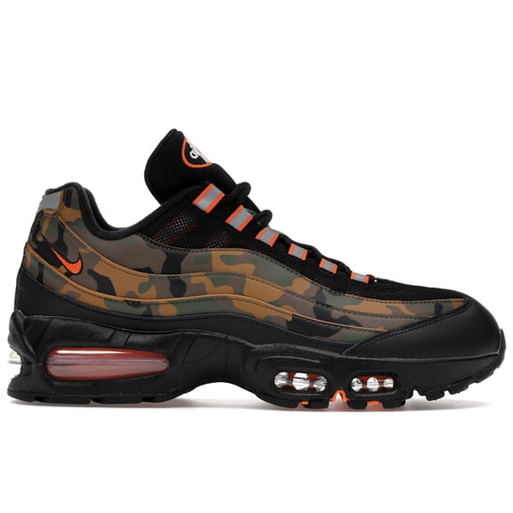 Nike Men's Air Max 95 Safety Orange Camo Running Shoes, from StockX