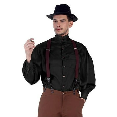 The Pirate Dressing C1292 Seigneur Shirt, Black -