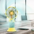 thumbnail image 4 of xjwjuw USB Charging Mini Handheld Fan Portable Silent Desk Fan with Foldable Design & Non-Slip Grip - Durable Matte Finish Battery Operated Cooling for Students Office Travel Air Circulator, 4 of 7