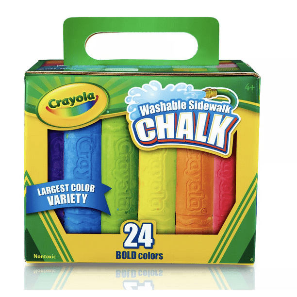 Download Crayola Sidewalk Chalk Washable 24 Count - Walmart.com ...