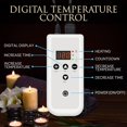 thumbnail image 2 of Portable Massage Stone Warmer Set Electric Spa Hot Stones Massager and Heater Kit with 6 Large and 6 Small Round Shaped Basalt Warm Massaging Therapy Rocks Equipment, Digital Controller Heat, 2 of 5