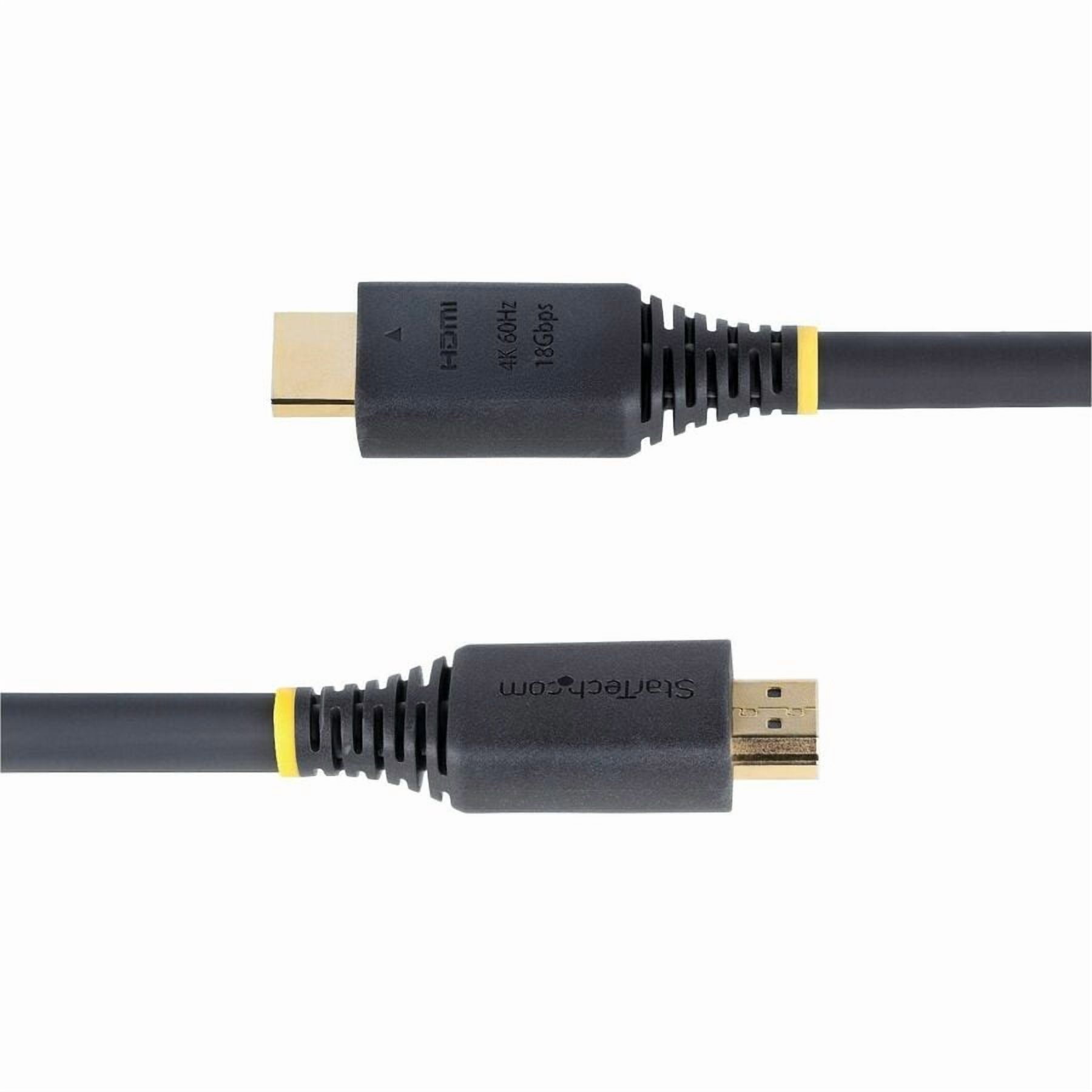 StarTech.com 20ft (6m) Premium Certified High Speed HDMI Cable, 4K 60Hz/1440p 144Hz, 18Gbps, UHD HDMI 2.0 Cord, TPE Jacket
