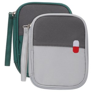 Miangastore 2Pcs Mini Sac de rangement pour médicaments Voyage Mini Pochette de premiers soins Portable Mini Trousse de premiers soins Sac de rangement