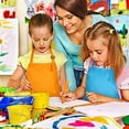 thumbnail image 4 of 2 delantales infantiles con mangas y delantales pintados., 4 of 5