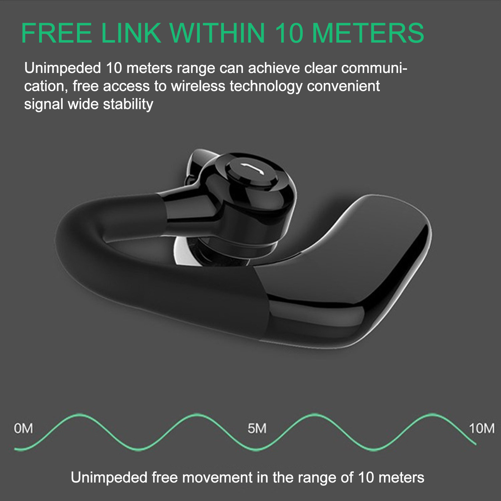 Ear Buds Open Ear Headphones Wireless Earbuds 80Hrs Playtime Bluetooth Ear Buds with Earhooks Bluetooth 5.4 Touch Control Air Conduction Sport Headsets IPX7 Waterproof Earphones for Running - Black