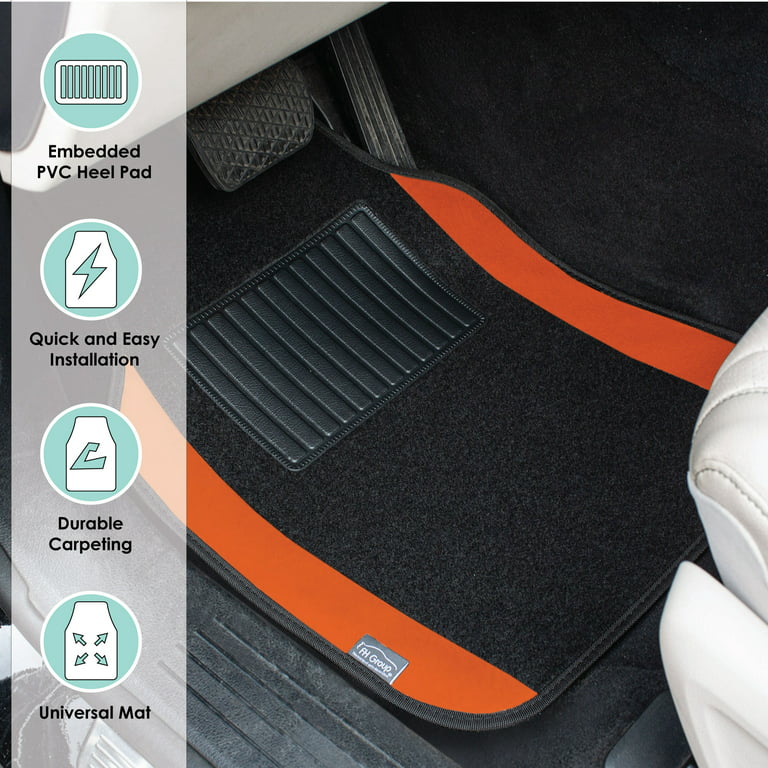 CARBINIC 4D Premium Car Foot Mat - Universal Fits for All Cars