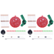 thumbnail image 1 of NE555 LED Navidad PCB Soldadura DIY Kit Y Rojo Verde, 1 of 9