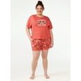 thumbnail image 2 of Joyspun Women's Graphic Sleep T-Shirt, Sizes S to 3X, 2 of 6