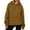Coffee, variant on Casual Half Zip Hoodies for Women Oversized Long Sleeve Kangaroo Pocket Going Out Tops