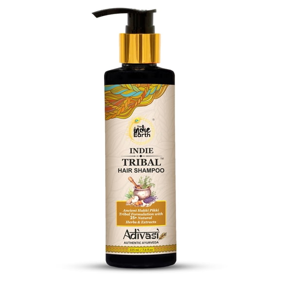 El champú para el cabello Indie Earth Indie Tribal (Adivasi) está enriquecido con más de 25 ingredientes potentes. Limpia profundamente, fortalece y fortalece el cabello de forma natural. Basado en la