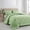 Sage Green, variant on 3 Pieces Queen Size Comforter Set, All Season Lightweight Breathable Bedding Set with 1 Down Alternative Comforter and 2 Pillowcases, Light Grey