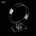 thumbnail image 4 of 2Pcs Single Headband Display Stand Accessories Organizer Rack for Store Shop Transparent, 4 of 7