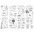 thumbnail image 1 of Sellos transparentes de silicona para regalo de niña con letras inglesas Retro al por mayor para decoración de tarjetas y álbumes de recortes oso de fresa Electrónica, 1 of 6