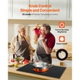 thumbnail image 3 of 9200W 5 Burner Induction Cooktop Electric Countertop Burner Knob Control, 3 of 6