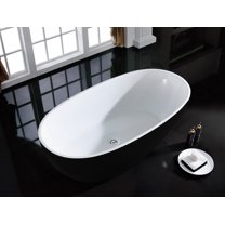 A&E Bath Charlotte Black Freestanding bathtub