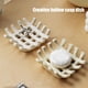 thumbnail image 5 of Jabonera de Cerámica Tejida A Mano Organizador de Jabonera de Cerámica para Baño con Diseño con Drenaje Automático Elegante para el Baño, 5 of 5