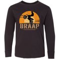 thumbnail image 3 of Inktastic Motocross Braap Bmx Sports Long Sleeve Youth T-Shirt, 3 of 5