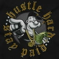 thumbnail image 2 of Urban Popeye Hustle Hard Stay Paid Men's Graphic T Shirt Tees Brisco Brands S, 2 of 6