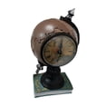 thumbnail image 2 of Figura de globo terráqueo, adorno de escritorio, reloj de mesa, colección, reloj de escritorio para oficina Amarillo, 2 of 6