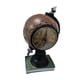 thumbnail image 2 of Reloj de escritorio con forma de globo terráqueo, reloj de mesa, adorno decorativo de arte coleccionable Amarillo, 2 of 6