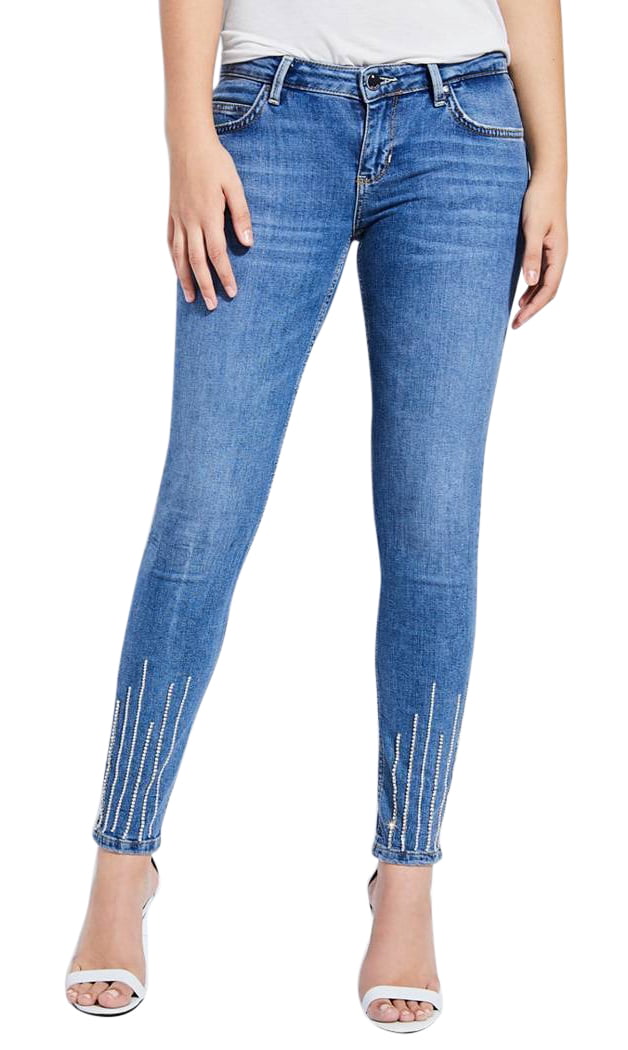 guess rhinestone jeans