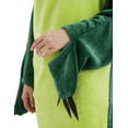 thumbnail image 6 of Shark Blanket Hoodie Onesie, Green Wearable Sleeping Bag for Adults, Soft Cozy Costume, XL, 6 of 6