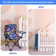 thumbnail image 6 of Hengguang Kids Camping Chair, Beach Folding Chair with Safety Lock for Boys Girls Toddler with Cup Holder & Carry Case- Tailgate, Travel, Lawn- for Indoor & Outdoor (Playful Dinosaurs), 6 of 7