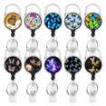 thumbnail image 2 of Butterfly Lanyard Clip Keychain Name Tag Holder Keyring Id Card Key Ring Cord Reel Retract Pull Key Chain Office Recoil Badge He Qiyong unisex, 2 of 2